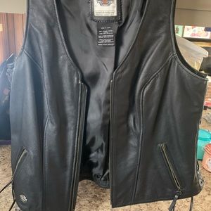 Harley Davidson leather vest -Woman’s
